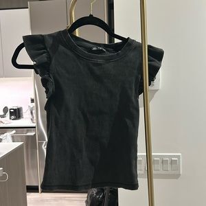 Black Faded Style Zara Top